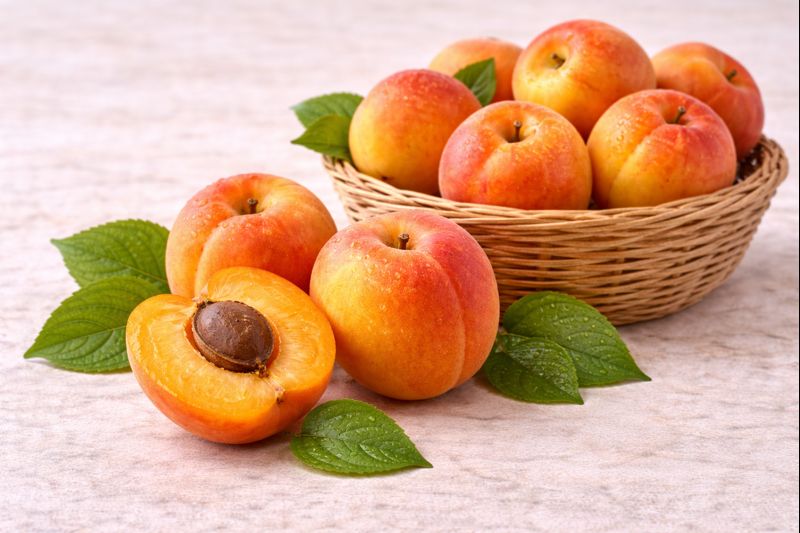 Fresh apricots